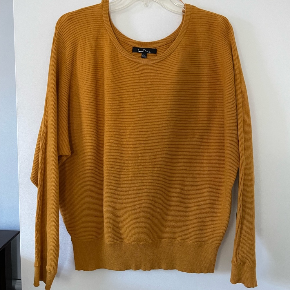 Love Tree gold sweater